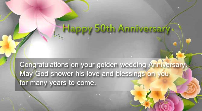 Happy 50th Wedding Anniversary Wishes for Parents ...