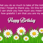 birthday wishes for wife