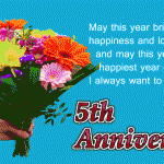 Happy 5th Anniversary wishes for Husband