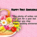 Happy First Anniversary Wishes for Brother
