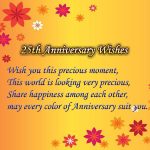 25th Marriage Anniversary Wishes for Uncle Aunty