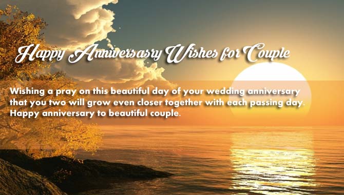 Happy Wedding Anniversary Wishes to a Couple | Wishes4Lover