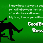 Farewell Messages to Boss