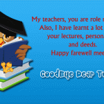 Farewell Messages for Teachers