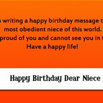 Happy Birthday Wishes for Niece