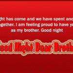 Good Night Messages for Brother