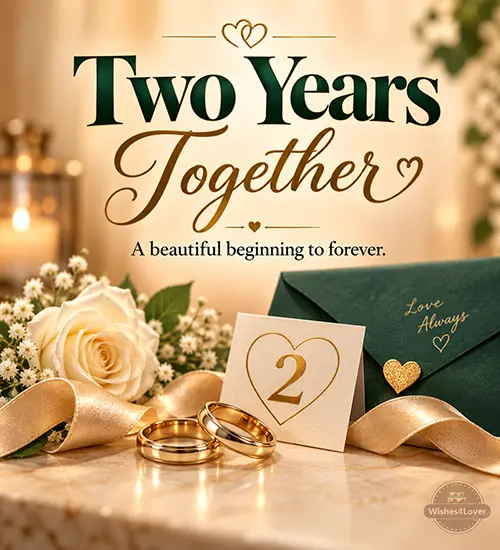 2 year anniversary wishes for husband