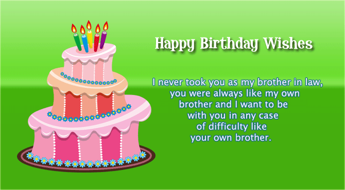 happy birthday brother in law quotes