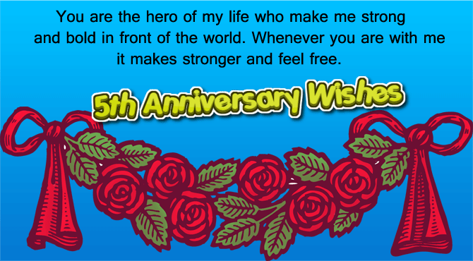 5th Wedding Anniversary Wishes For Husband Wishes4lover