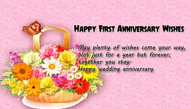 Happy First Anniversary Wishes for Brother
