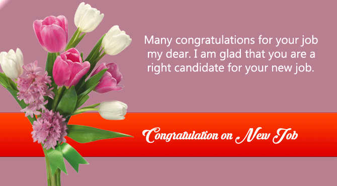 Congratulation Messages for New Job - Wishes Quotes