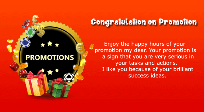 Congratulations Messages on Promotion | Wishes4Lover