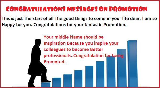 Congratulations Messages on Promotion