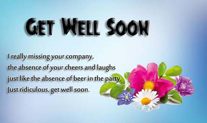 Get Well Soon Messages for a Friend | Wishes4Lover