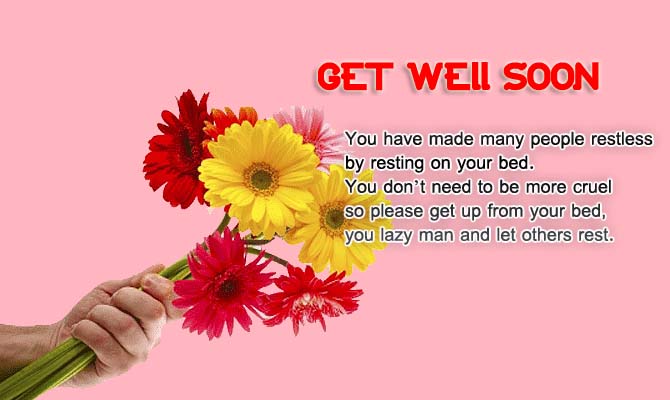 Get Well Soon Messages for a Friend | Wishes4Lover