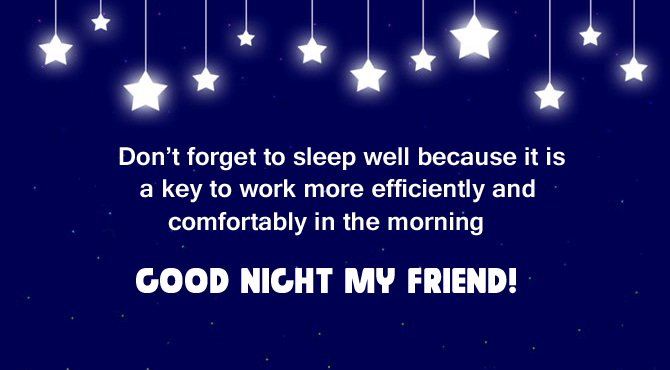 Good Night Messages for Friends