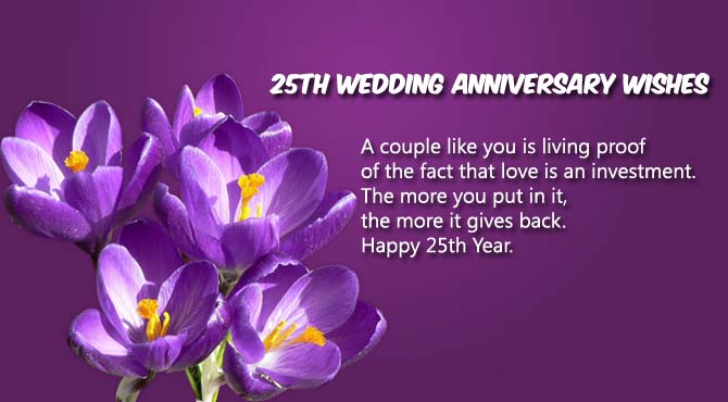 25th wedding anniversary wishes for mom and dad