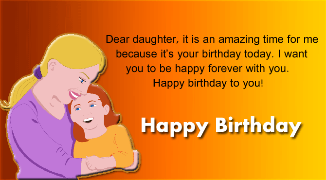 Happy Birthday Wishes for Daughter - Wishes4Lover