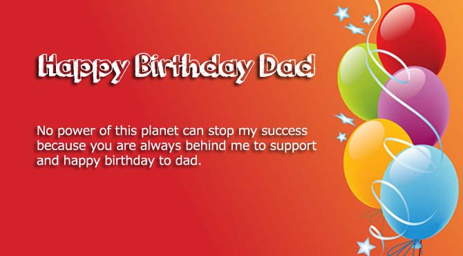 Happy Birthday Messages for Dad from Daughter