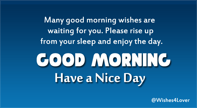 Good Morning Wishes Messages