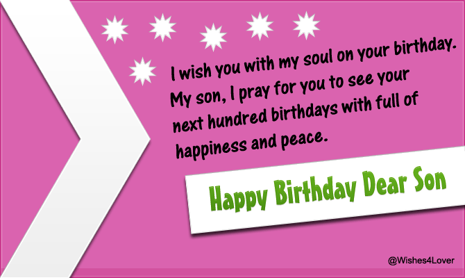 Birthday Wishes for Son