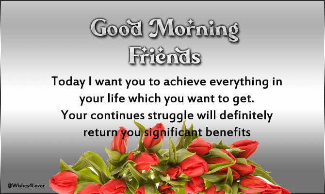 Good Morning Wishes For Friends Group