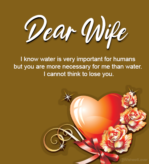 I Love You Messages for Wife