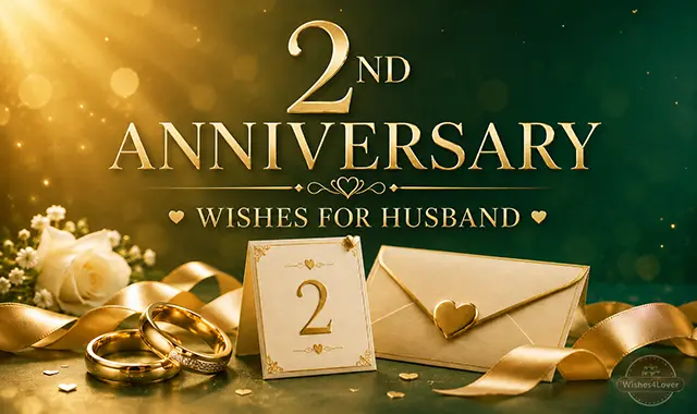 2nd Anniversary Wishes for Husband
