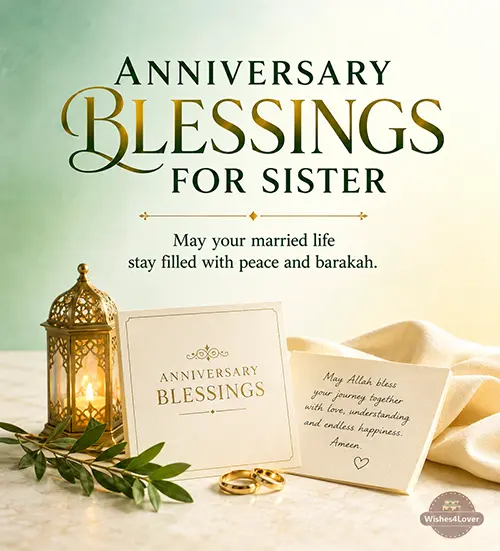 Anniversary Blessings for Sister