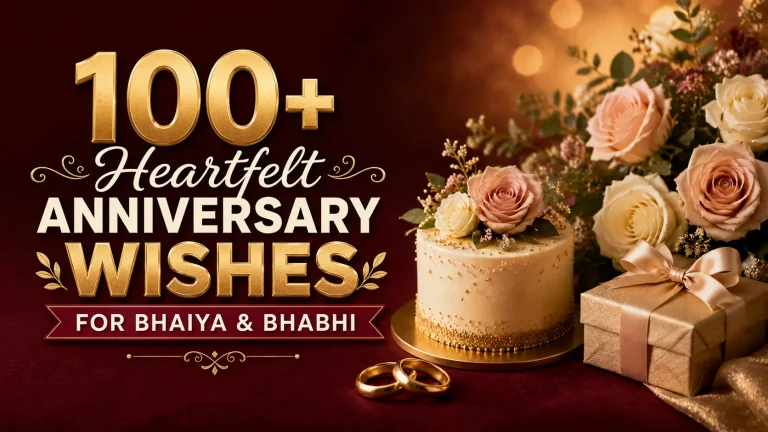 Anniversary Wishes for Bhaiya & Bhabhi-Feature