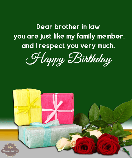 Birthday Wishes for Brother in Law