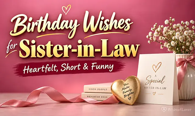 Birthday wishes for sister-in-law