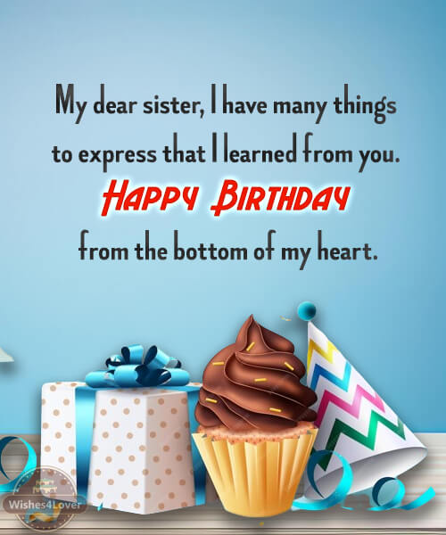 Blessing Birthday Wishes for Sister