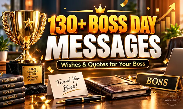 Boss Day messages wishes and quotes