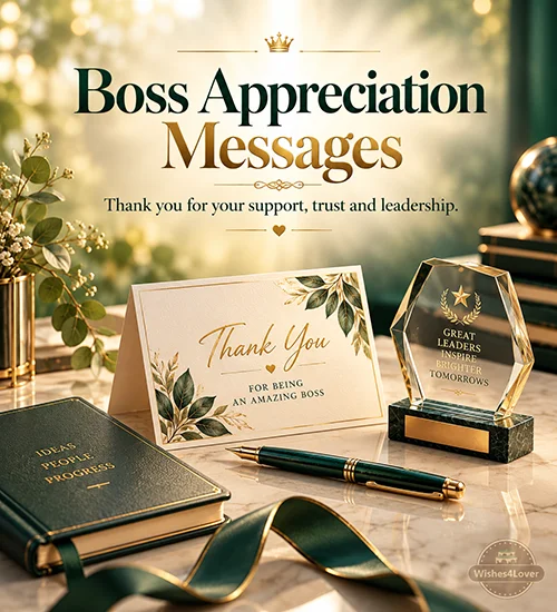 Boss appreciation messages