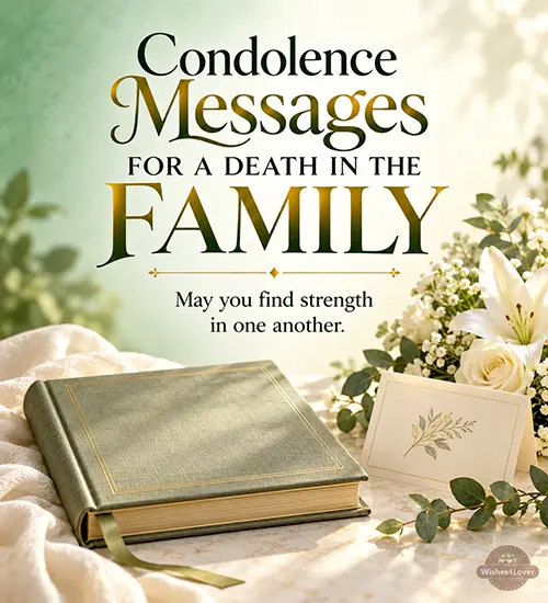 Condolence Messages for a Death in the Family