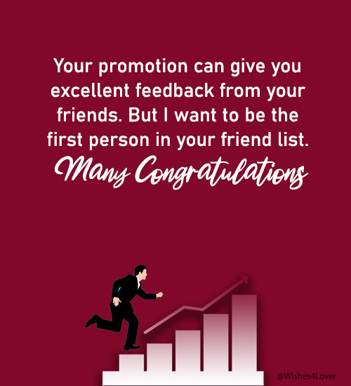 Congratulations Wishes for Promotion