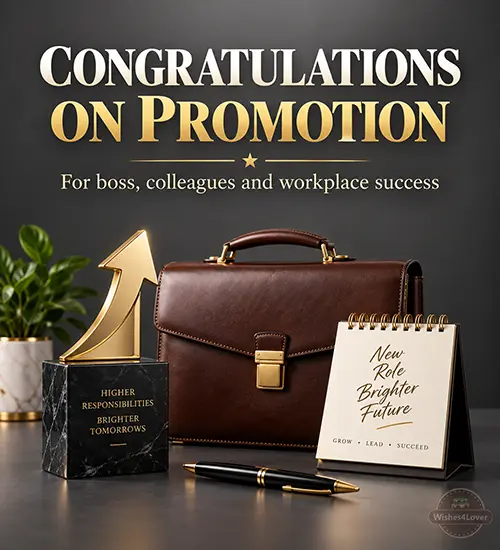 Congratulations messages on promotion