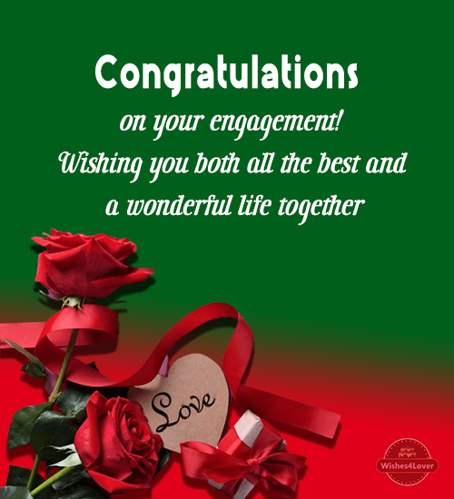Congratulatory Message for an Engagement