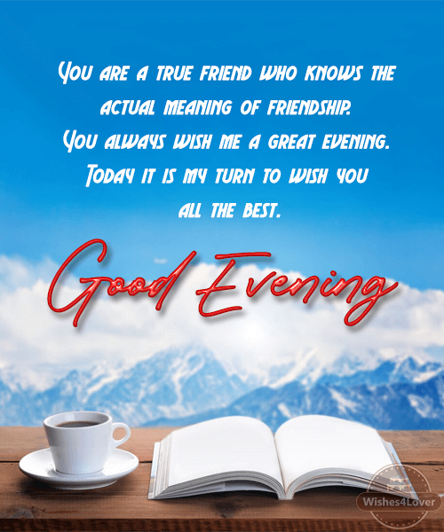 Good Evening Messages for Friends