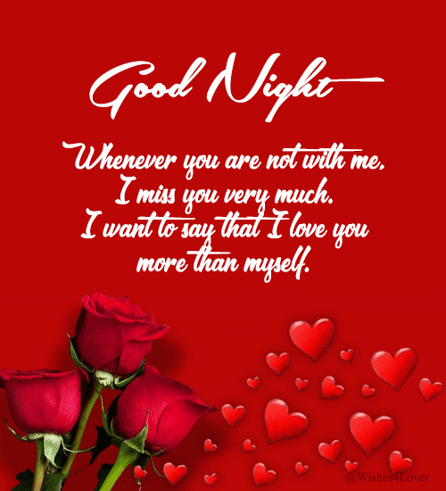 good night love messages for her