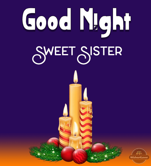 Good Night Messages for Sister