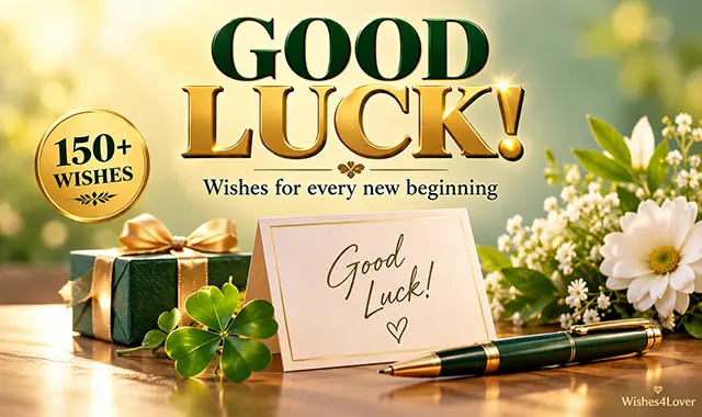 Good luck wishes for every occasion