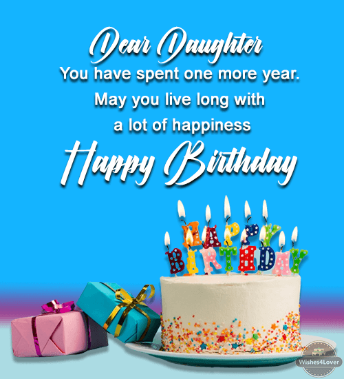 Happy Birthday Wishes to Daughter
