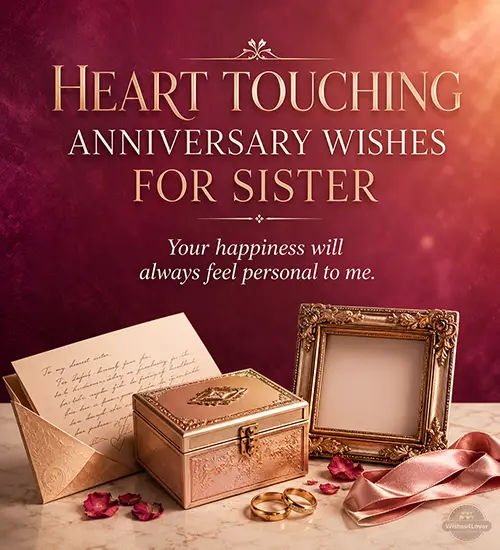 Heart Touching Anniversary Wishes for Sister