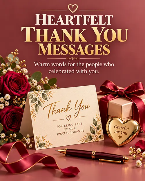 Heart Touching Thank You for Anniversary Wishes
