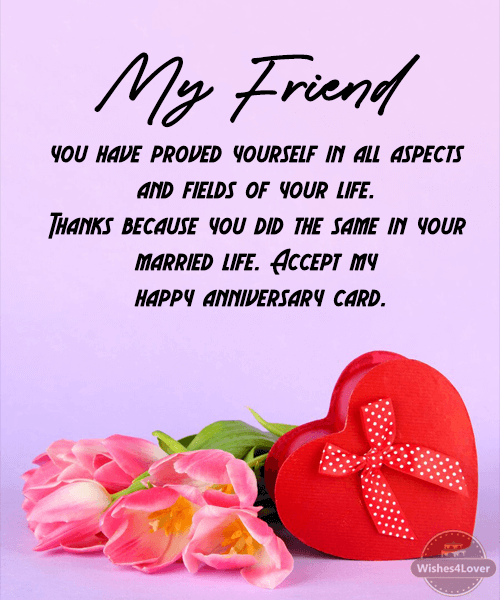 Heartfelt Anniversary Quotes for Friends