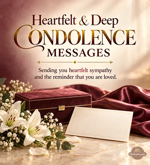 Heartfelt and Deep Condolence Messages