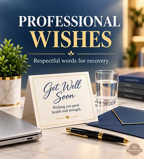 Professional Get Well Soon Message to Boss