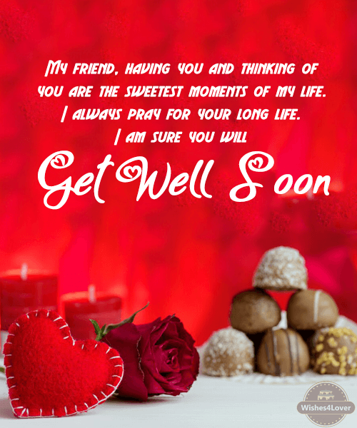 Recover Soon Wishes for Best Friend